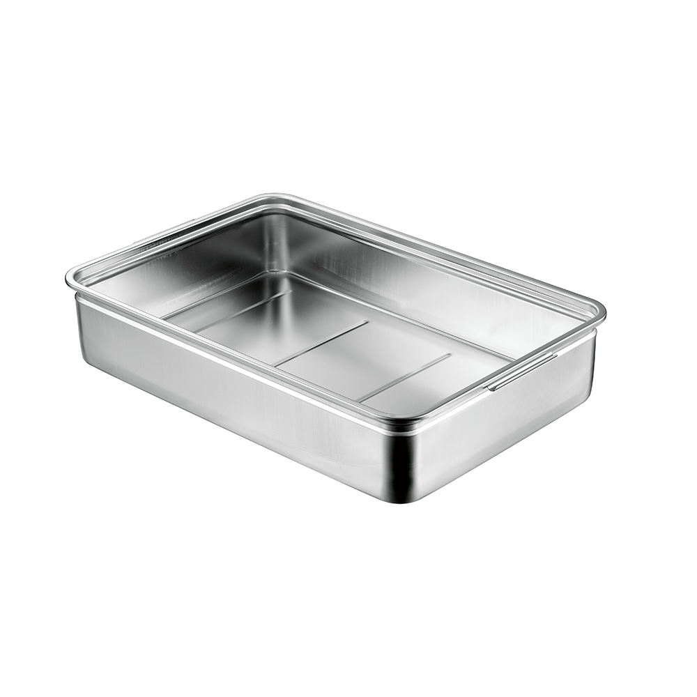 18-8サニタリー番重バット（取手一体型）