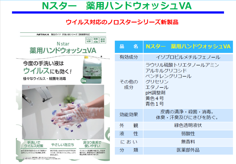Nスター薬用ハンドウォッシュVA
