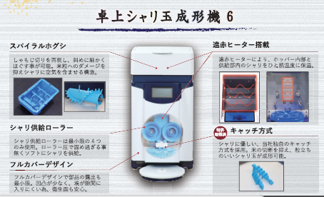卓上シャリ玉成型機6 TSDH