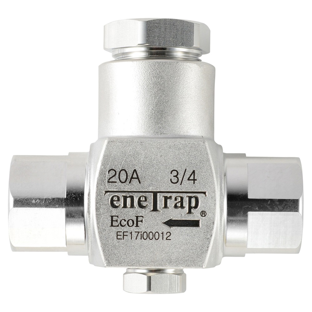 節蒸気・省エネに優れた効果を発揮する　　　　　スチームトラップ「ene Trap」
