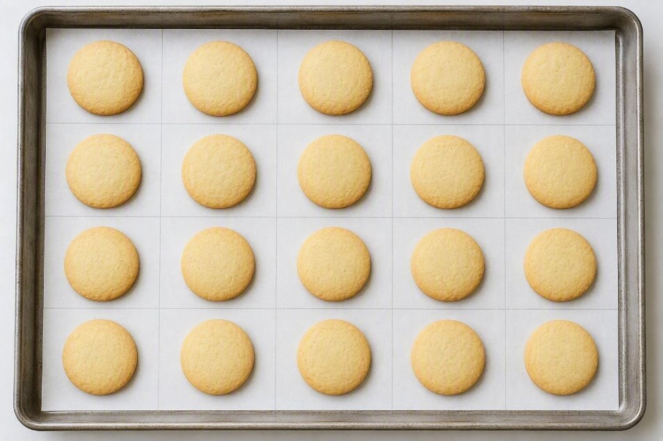 罫線入りクッキングシート
